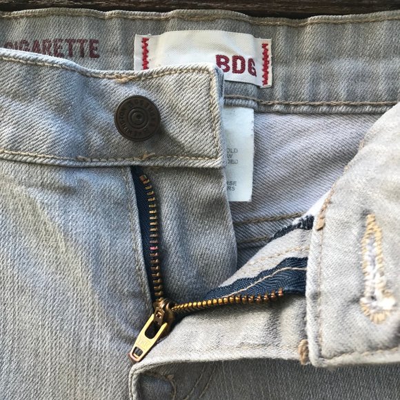 BDG CIGARETTE GREY SIZE 27 - Picture 3 of 9